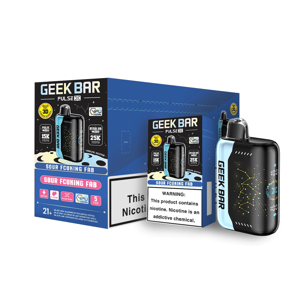 Geek Bar Pulse X 25000 Disposable Vape - Black Coral Wholesale